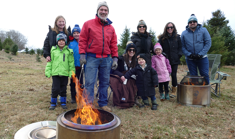 Frank Smith family tailgating